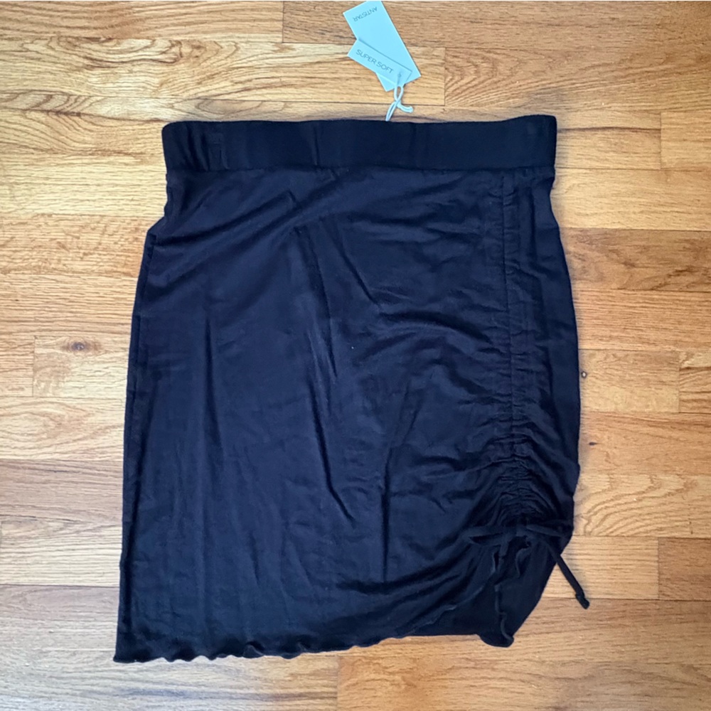 Antistar Rouched Black Skirt